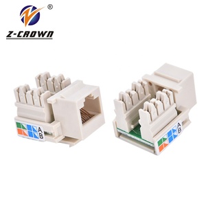 Đấm xuống RJ45 CAT6 clipsal UTP RJ12 Modular Jack Nữ kết nối - Product Image 1