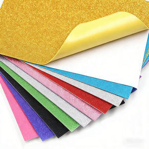 Lot de 10 feuilles de mousse autocollante pailletée A4, épaisseur 2 mm, pour loisirs créatifs, scrapbooking, artisanat, facile à coller et à décoller - Product Image 1