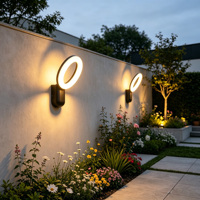Lampe murale extérieure LED, IP65 étanche, en aluminium noir, garantie 3 ans, luminaire mural extérieur moderne