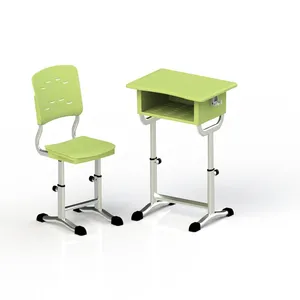 YJ yüksekliği ayarlanabilir Modern okul sınıf Erogomic masa ve sandalye