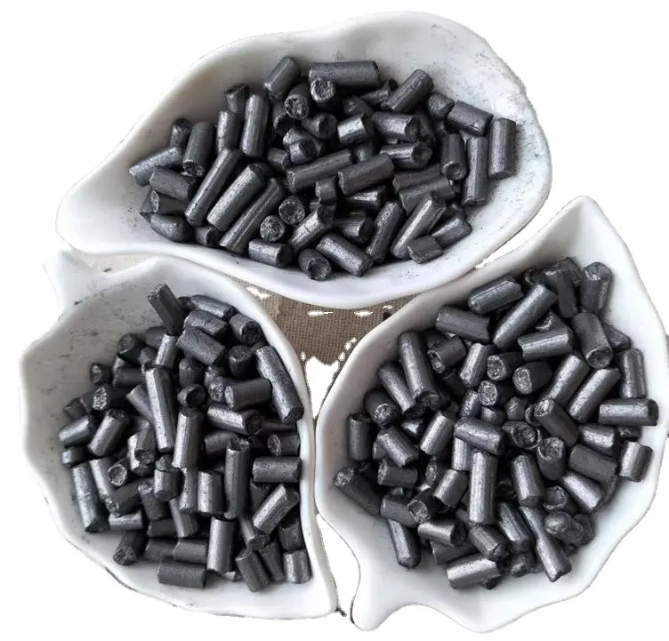 Graphitized small spheroidal carburizing agent supplies metallurgical charge low sulfur and low nitrogen spheroidal cast iron