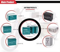 Prix bon marché 6-DMF-52 12V 52AH batteries de type vrla 36v batterie au plomb vélo électrique pour la vente en gros