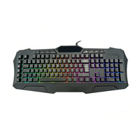 Claviers de jeu à membrane LED de haute qualité avec interface USB, claviers de jeu virtuels, combos clavier-souris de jeu