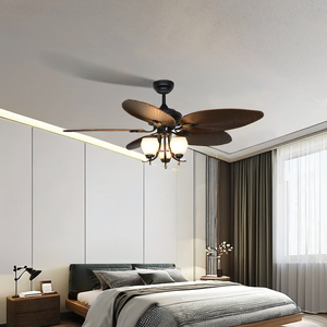 Luz de ventilador de techo de 56 pulgadas, 3 lámparas, diseño retro innovador, decoración de hotel, control remoto, candelabro de luz de ventilador ABS - Product Image 5