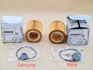 Filtri Olio Motore per Auto BMW all'Ingrosso 11427566327 11427953129 11428683196 HU8011z HU816X - Product Image 2