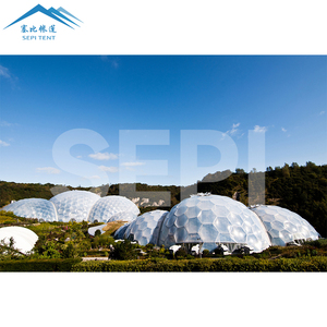 Sepi 2026 thiết kế mới Trọng lượng nhẹ Cấu trúc thép etfe độ bền kéo màng Lều mái tán cho sân vận động sân bay trung tâm nhà kính - Product Image 4