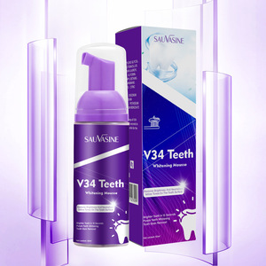 Gel Mousse Blanqueador Dental de 50ml, <span class=keywords><strong>Corrector</strong></span> de <span class=keywords><strong>Color</strong></span>, Elimina Efectivamente la Placa Amarilla y las Manchas de Humo, Limpieza Dental, Frescura - Product Image 1
