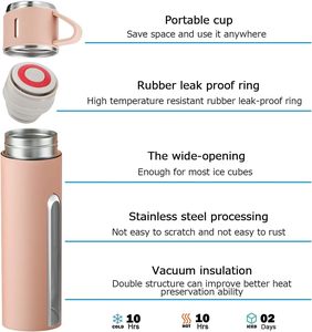 Ly giữ nhiệt thể thao in chuyển nhiệt, ly giữ nhiệt trống, bình giữ nhiệt trà cà phê, cốc thủy tinh, bình nước giữ nhiệt nóng lạnh làm quà Giáng sinh - Product Image 4