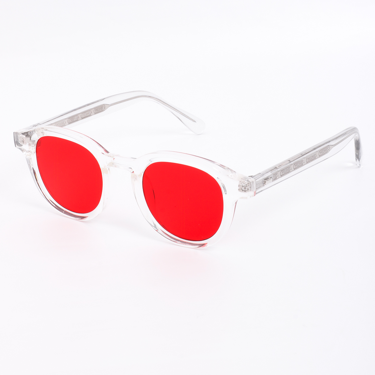 Transparent/red