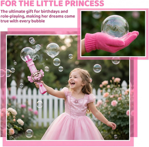 Baguettes à <span class=keywords><strong>bulles</strong></span> magiques rechargeables avec lumières et son, incluent des gants et une tasse anti-déversement, machine à <span class=keywords><strong>bulles</strong></span> élastiques pour enfants - Product Image 6