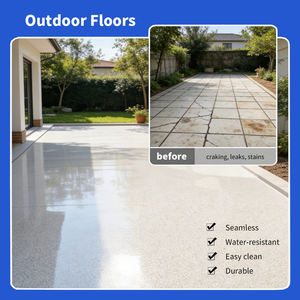 สี<span class=keywords><strong>เคลือบ</strong></span>พื้นอีพ็อกซี่แบบ<span class=keywords><strong>เคลือบ</strong></span><span class=keywords><strong>เงา</strong></span>ไร้รอยต่อสำหรับตกแต่งบ้าน ระเบียง ห้องน้ำ กระเบื้อง ปูพื้น ทรายสี และงานทาสี - Product Image 3