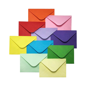 Custom Recyclable <strong>Mini</strong> Paper <strong>Envelope</strong> Assorted Colors Gift Card <strong>Envelopes</strong> Bulk Tiny <strong>Envelope</strong> Pockets Made of Kraft Cardboard - Product Image 1