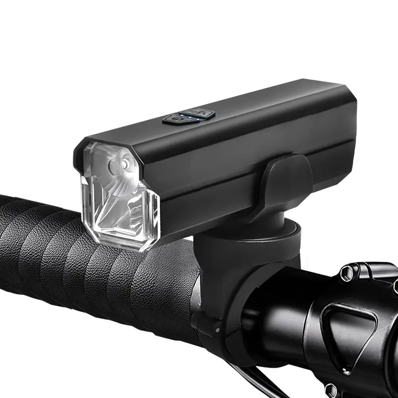 Lampu depan sepeda LED, lampu depan sepeda Tipe C pengisi daya 1200 Lumen 2200mAh dengan suspensi