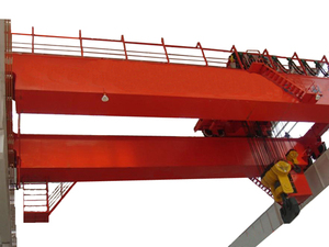 Grúa Puente de Doble Viga de 10 Toneladas con Motor, Bomba, Control Remoto Inalámbrico, Certificación CE ISO, Altura de Elevación de 6m-30m, Trifásica 380V - Product Image 3