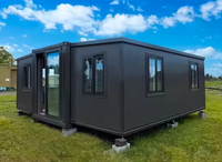 Maison Modulaire Préfabriquée de Haute Qualité, Conteneur Extensible 20/30/40 pieds, Logement Annexe, Maison Conteneur, Structure en Acier, Hôtel, Bureau