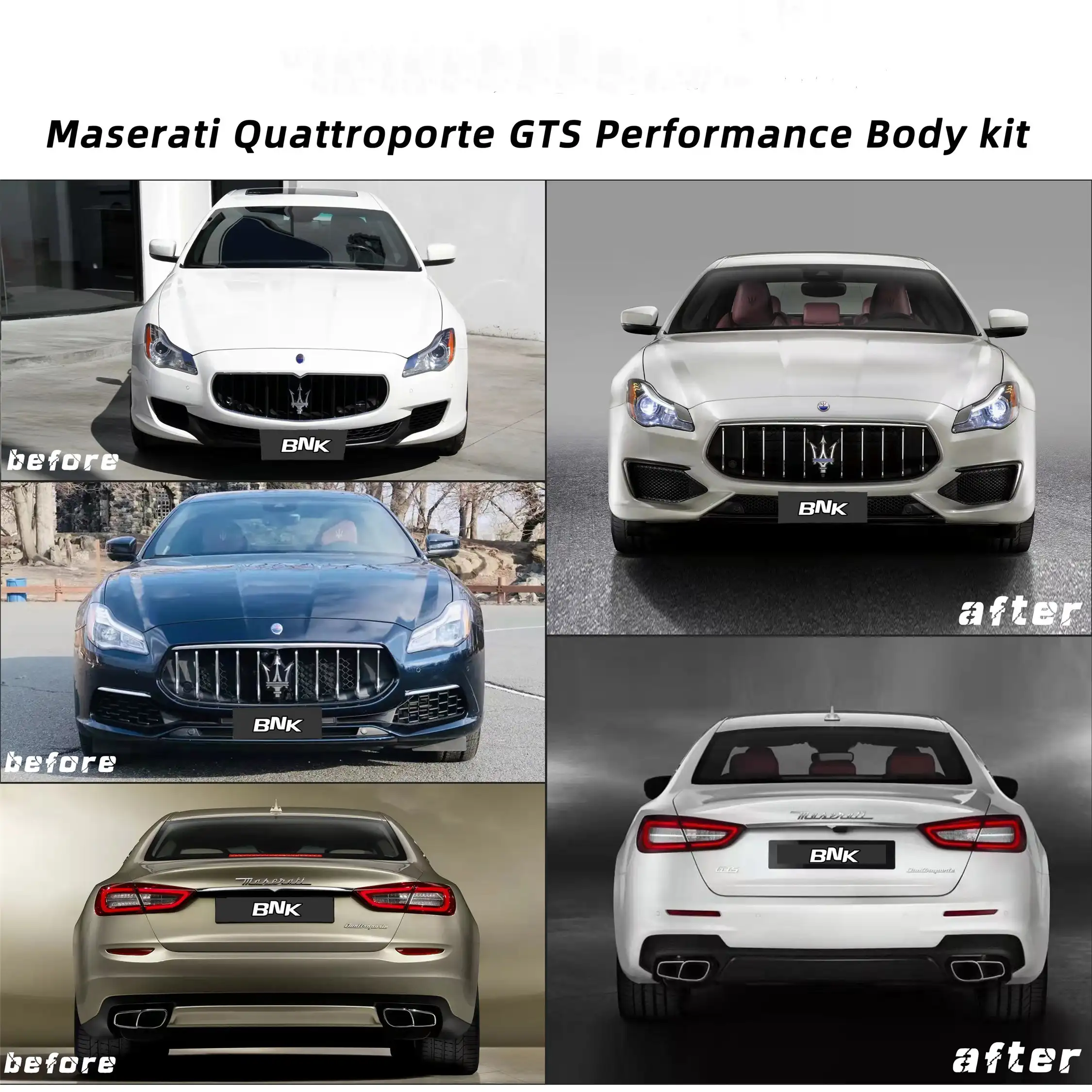 Factory Outlet Auto Stoßstangen grill und Front lippe für Maserati Quattroporte GTS Front Performance Body Kit