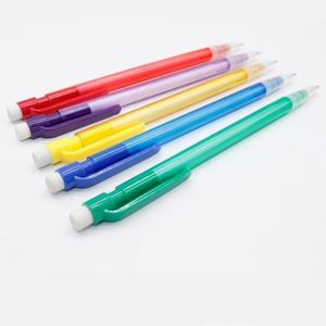 Crayon mécanique automatique en plastique personnalisé à logo couleur, multi-mines 0,5 mm, pour écriture au bureau/à l'école, promotionnel - Product Image 3