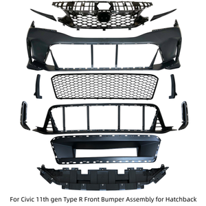 Nuovo Kit Carrozzeria 2026 di Alta Qualità Tipo <span class=keywords><strong>R</strong></span> per Honda Civic Hatchback GEN 11 (2022-2026) - Paraurti Anteriore e Minigonne Laterali - Product Image 3
