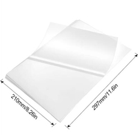 Papier de transfert à l'eau transparent blanc sans cuisson pour imprimante laser, personnalisable, pour casques et casques audio