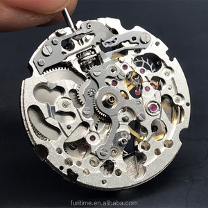 Reloj Furitime Chatelaines con movimiento Miyota 8N24 automático en oro/plata - Product Image 5
