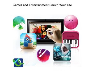 S7 A33 A133 7 inch máy tính bảng Android, Trung Quốc sản xuất 7 inch Allwinner A33 Q88 Android 10.0 tùy chỉnh máy tính bảng giá rẻ, máy tính bảng PC Android - Product Image 3
