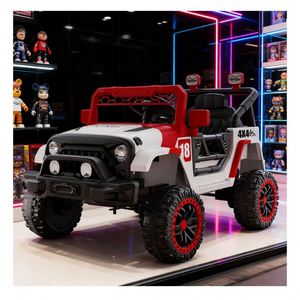 Auto Eléctrico para Niños con Batería Recargable, Luces LED, Música, Bocina, Control Remoto, Juguete Seguro para Niños y Niñas - Product Image 2