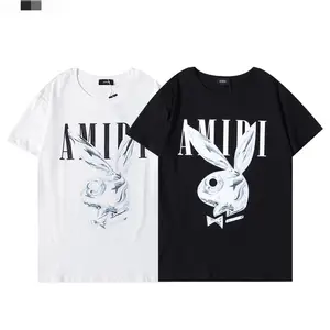 Fashionable and High-Quality 100% Cotton Hip-hop Street Luxury Famous Brand Designer T-shirts Men's T-shirts