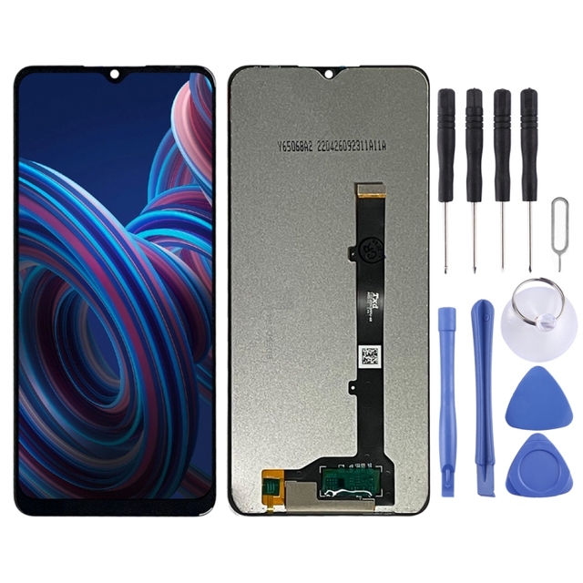 100% Test Mobile Phone Repair Parts Replacement IPS LCD Screen + Touch Screen Digitizer Assembly for ZTE Blade A72 5G 7540N