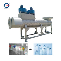 Machine de lavage et d'élimination des étiquettes de bouteilles en PET |   Prix de la machine de séparation des bouteilles en plastique PET