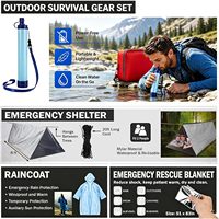 Sac à dos de survie personnalisé avec logo, kit de survie, sac de matériel de survie d'urgence