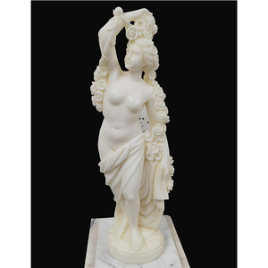 Offre Spéciale sculpture en marbre de déesse grecque grandeur nature sculptée à la main statue en marbre de femme <span class=keywords><strong>nue</strong></span> - Product Image 5
