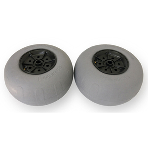 12 "roues de plage pneumatiques durables accessoires d'artisanat de jeu d'eau avec des pneus de ballon pour des remorques pour des activités de plage - Product Image 3