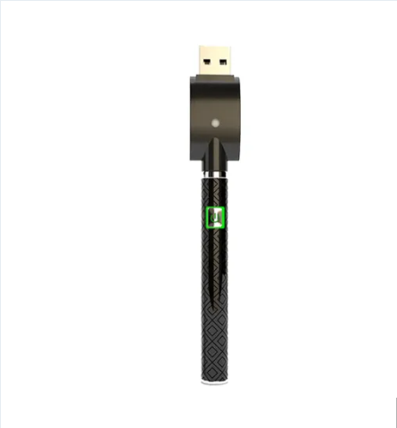 Metal rechargeable cookies vape pen battery cbd twist battery 350mah with pod and packaging