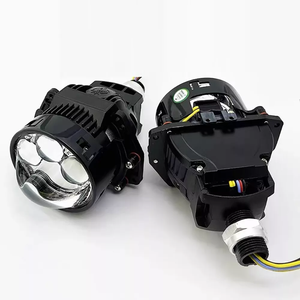 HYNBYZJ Lampadine LED per <span class=keywords><strong>Fari</strong></span>, Lente Proiettore Bi-LED Laser 3.0'' Iperboloidale per Retrofit <span class=keywords><strong>Fari</strong></span> <span class=keywords><strong>Hella</strong></span> - Product Image 4