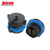 Konektor Tahan Air Ip67 Kustom 2 Pin 50A Konektor Steker Jantan Betina Soket Kabel Tahan Air Led