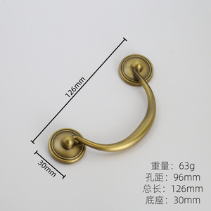 Pomo Redondo de Aleación de Zinc Bronce Antiguo para Armario, Tirador de Cajón, Manija para Puerta de Mueble - Product Image 4