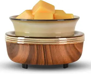 Discount Cheap Bulk 2 in 1 Ceramic <strong>Burner</strong> Scented Electric Candles Warmers for <strong>Wax</strong> <strong>Melts</strong> - Product Image 1