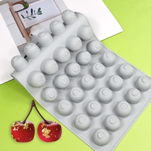 Moule en silicone 35 cavités pour dessert mousse cerise et chocolat, écologique, résistant au four, outil de pâtisserie en stock, marque <span class=keywords><strong>ZGH</strong></span>, modèle transfrontalier - Product Image 3