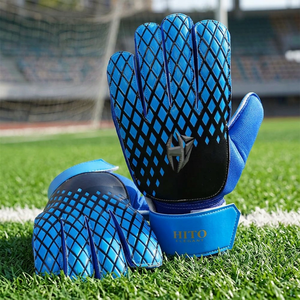 Gants de gardien de but professionnels de 4 mm avec protection des doigts, design antidérapant et construction respirante - Product Image 3