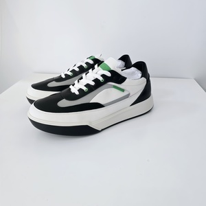 Baskets en <span class=keywords><strong>cuir</strong></span> de luxe pour hommes, style coréen, tendance transfrontalière, avec lacets tressés spéciaux et <span class=keywords><strong>cuir</strong></span> de vachette assorti - Product Image 1
