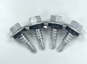 Tornillo Autorroscante de Cabeza Hexagonal de Acero Inoxidable con Rosca M3.5 para Techos de Lámina Metálica, Sistema de Medición en Pulgadas - Product Image 4