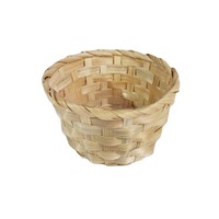 Artisanat chinois bambou tissé décoratif maison quotidien bureau cuisine stockage nourriture snacks panier en bambou