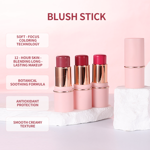 Multi-Use Waterproof High Pigment Cream Blush <b>Stick</b> Long-Lasting Moisturizing Vegan Private Label Customizable Makeup <b>Stick</b> - Product Image 2