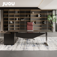 Bureau de direction moderne, poste de travail ergonomique, bureau de direction électrique réglable en hauteur, mobilier de bureau