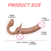 Japanese Silicone Strapon Dildo Panties Real Male Dick Lesbian Sex Toys for Women Men Underwear Penis