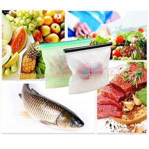 Sac de conservation sous vide en silicone de qualité alimentaire pour fruits et légumes, idéal pour la congélation et le stockage des aliments dans le réfrigérateur de cuisine. - Product Image 2