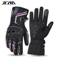 Gants de moto d'hiver imperméables, coupe-vent, doublés de polaire, gants de protection pour hommes et femmes