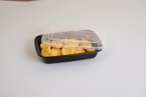 Heavy Duty Disposable PP <strong>Rectangular</strong> Food <strong>Containers</strong> &amp; Takeaway Boxes with Lids for Noodle Customizable Large Capacity - Product Image 6