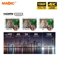 Câble Micro HDMI vers HDMI 4k 60Hz Adaptateur HDMI 2.0 plaqué or pour projecteur caméra tablette