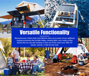 12V 200Ah LiFePO4 Batterie Eingebaute BMS Lithium-Eisen-Phosphat-Zelle für Wohnmobil-Wohnmobile Golf wagen Offroad-Off-Grid-Solar - Product Image 6